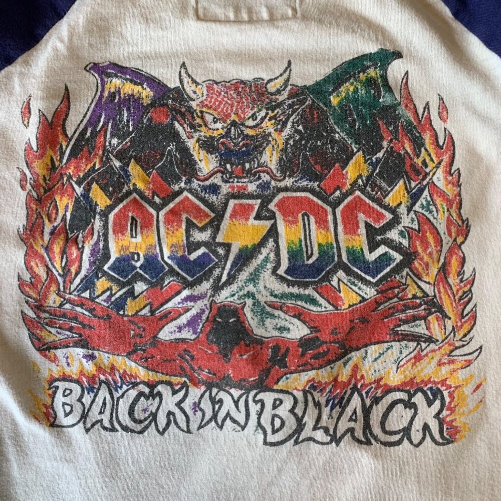 AC/DC Trunk LTD Limited Edition T-Shirt Kids 5-6 Tee Top ACDC Vintage Style Kid - Picture 4 of 9